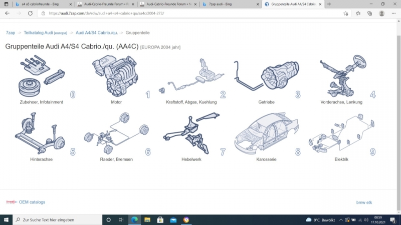 Teilekatalog